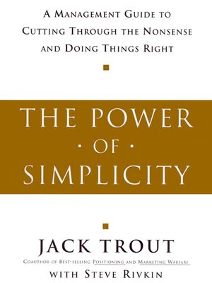 cover image of The Power of Simplicity